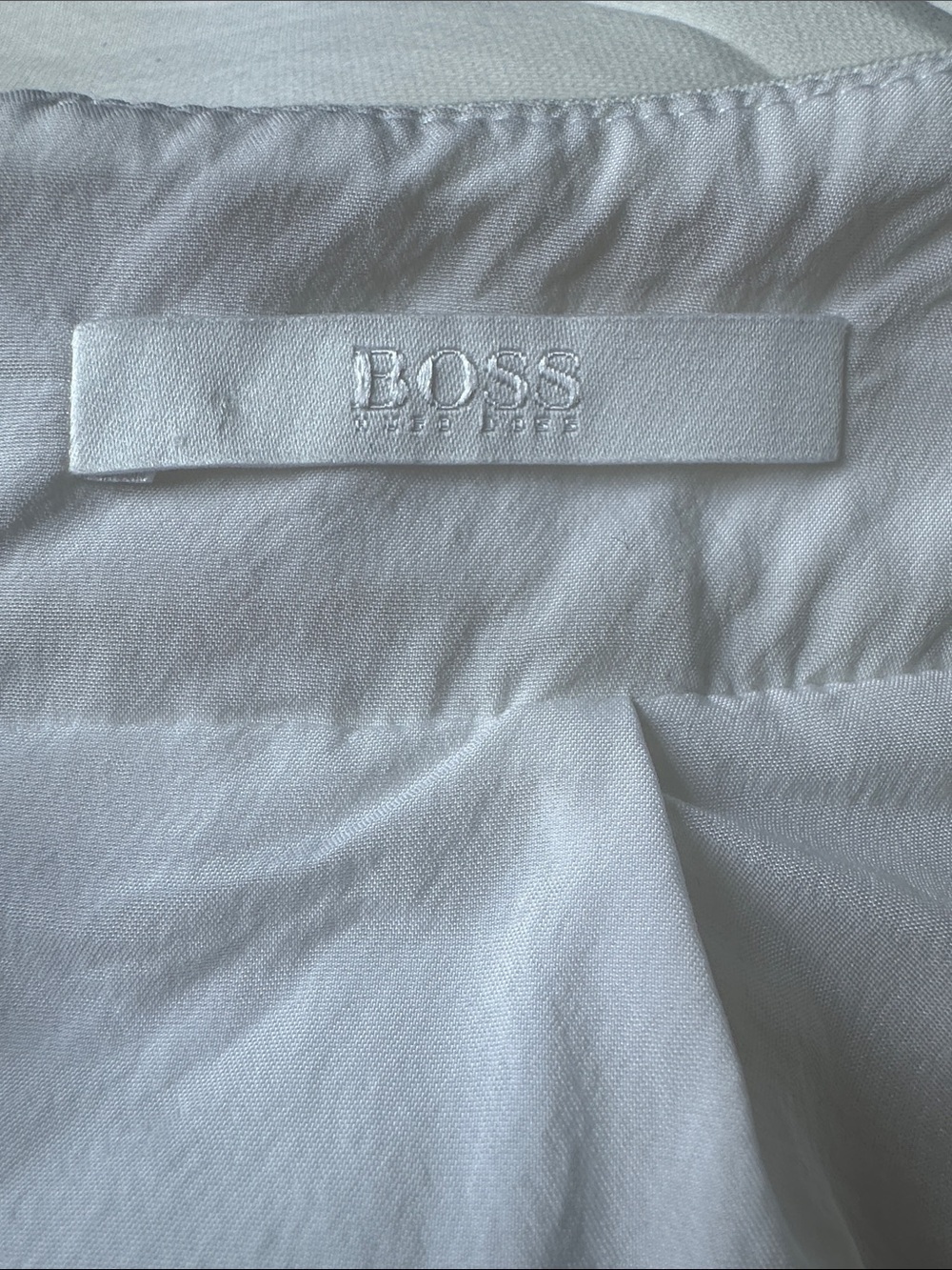 Boss Hugo Boss Crisp White Pencil Skirt - Classic Office Skirt - Picture 4 of 4